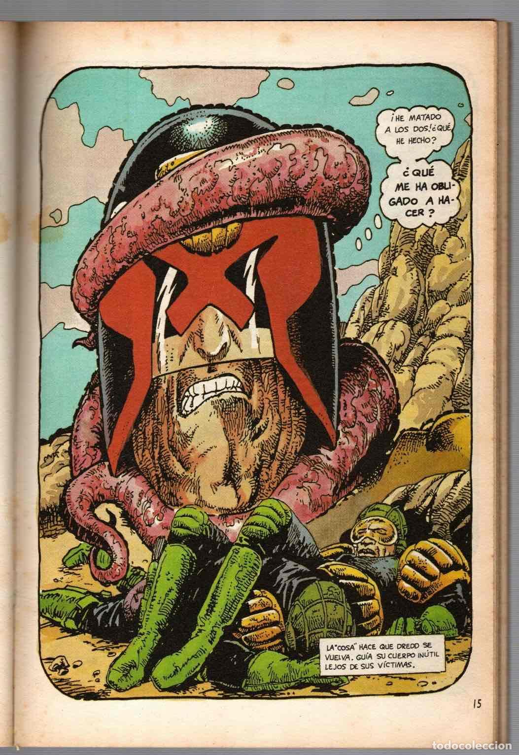 Tebeos: JUEZ DREDD N&ordm; 13 AL 16 EN UN TOMO. M.C. EDICIONES RETAPADO - Foto 2