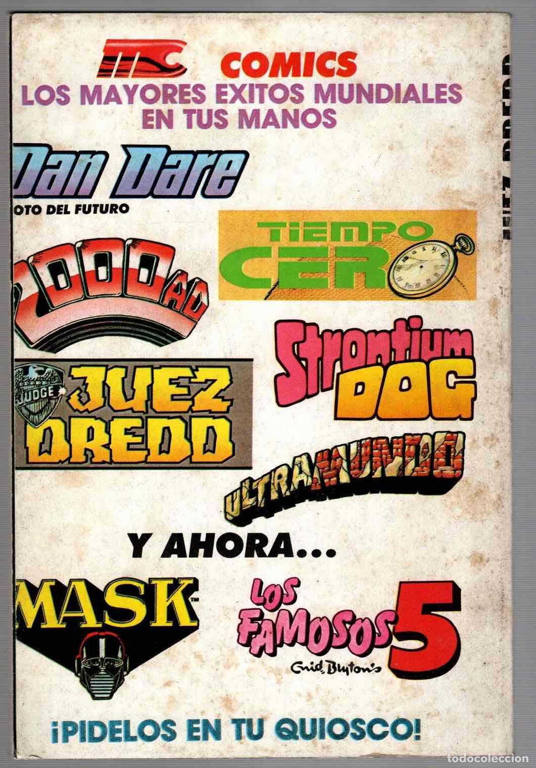 Tebeos: JUEZ DREDD N&ordm; 9 AL 12 EN UN TOMO. M.C. EDICIONES RETAPADO - Foto 3