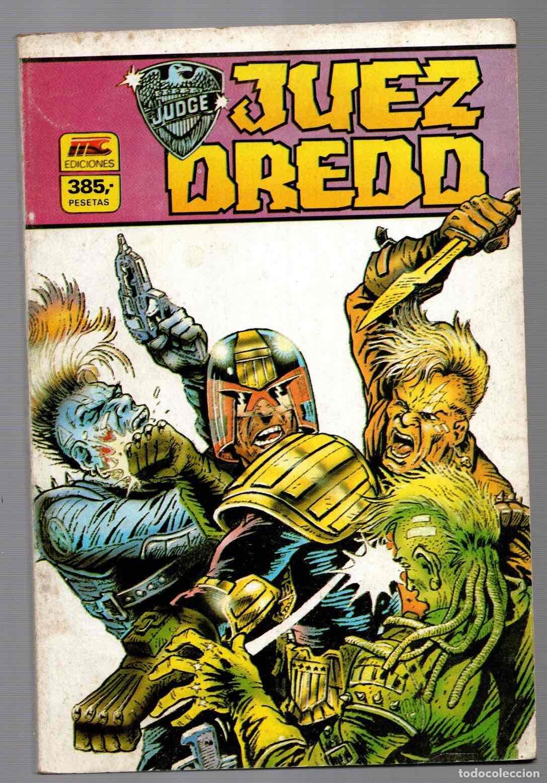 Tebeos: JUEZ DREDD N&ordm; 9 AL 12 EN UN TOMO. M.C. EDICIONES RETAPADO - Foto 1