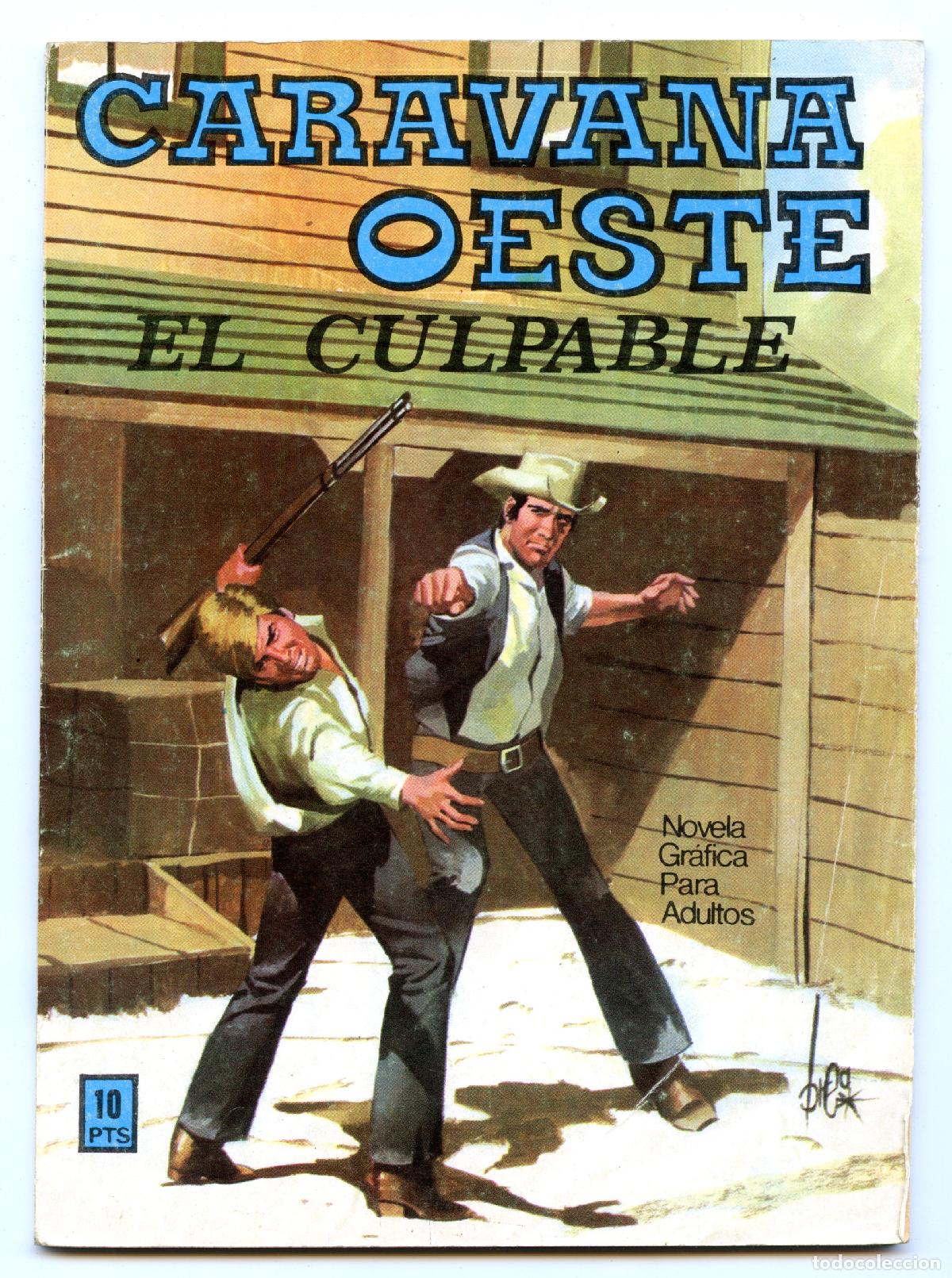 Tebeos: CARAVANA OESTE n.14 EL CULPABLE (1972) (Vilmar, 1971) - Foto 1