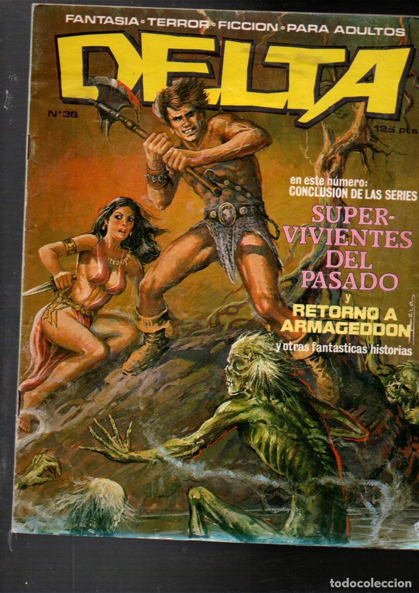 Tebeos: DELTA, N&ordm; 36. PORTADA: LARA. GIESA, 1980 - Foto 1