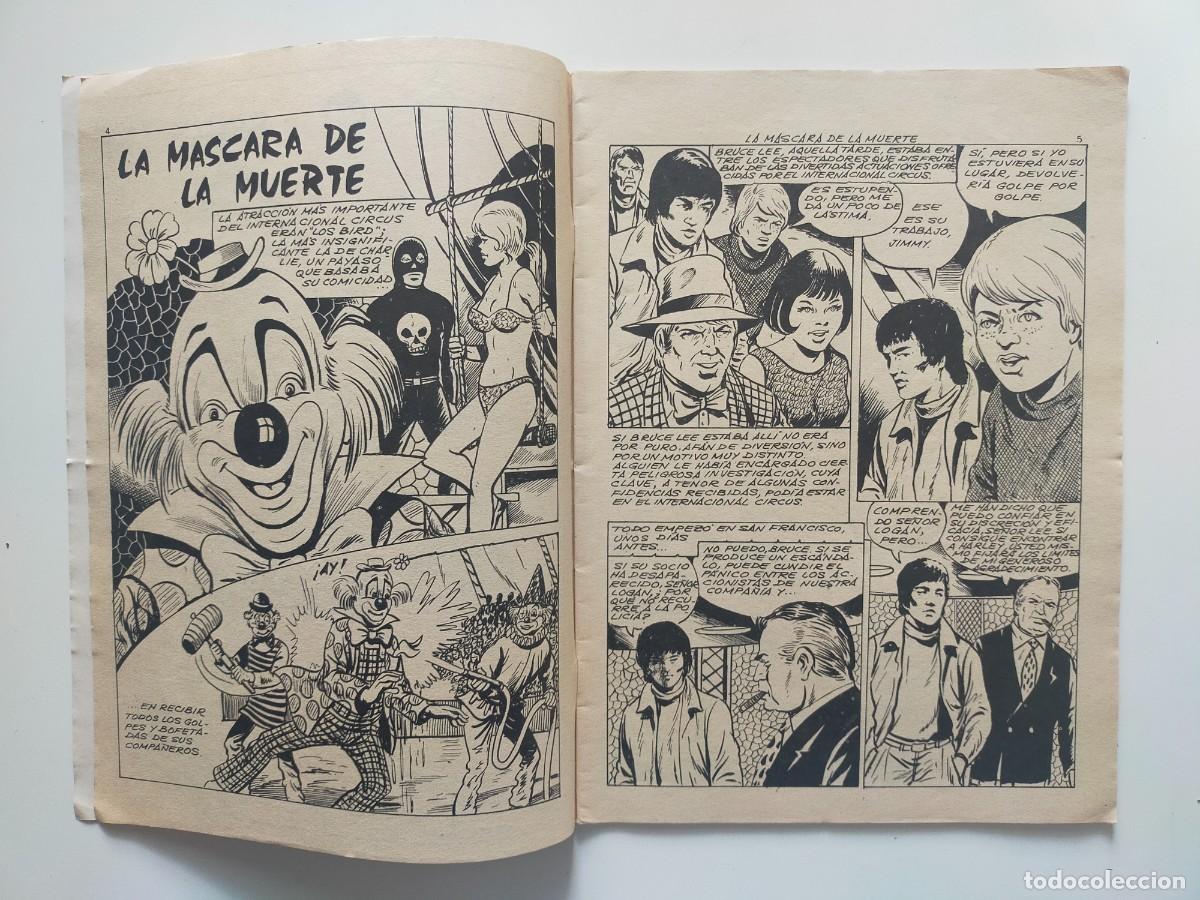 Tebeos: BRUCE LEE N&ordm; 17: LA MASCARA DE LA MUERTE - Editorial Vilmar 1983. - Foto 3