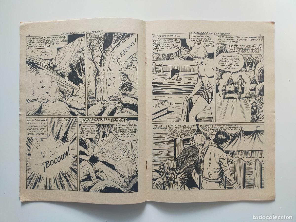 Tebeos: BRUCE LEE N&ordm; 17: LA MASCARA DE LA MUERTE - Editorial Vilmar 1983. - Foto 4