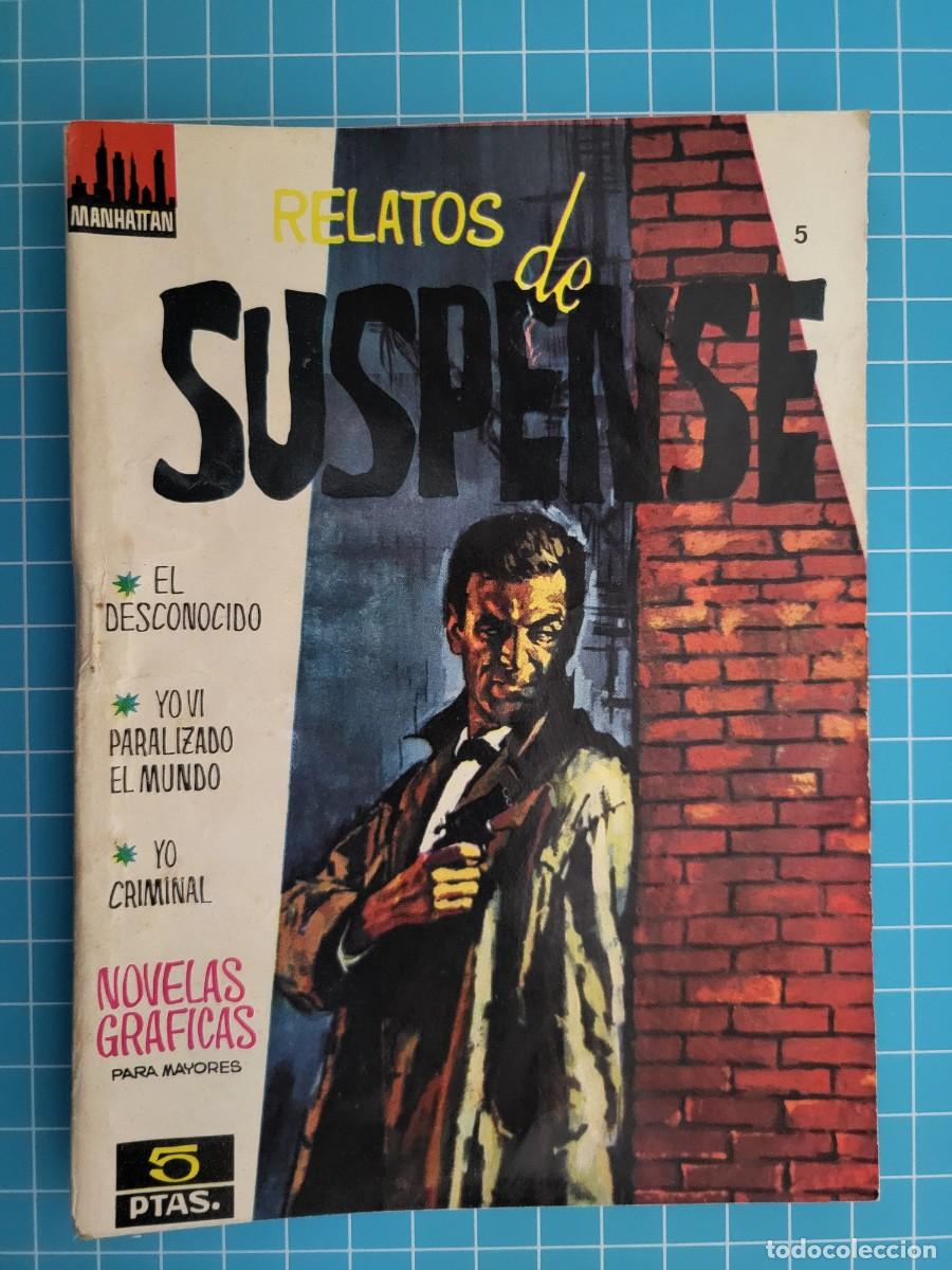 Tebeos: Relatos de suspense, N&ordm; 5. Colecci&oacute;n Manhattan. - Foto 1