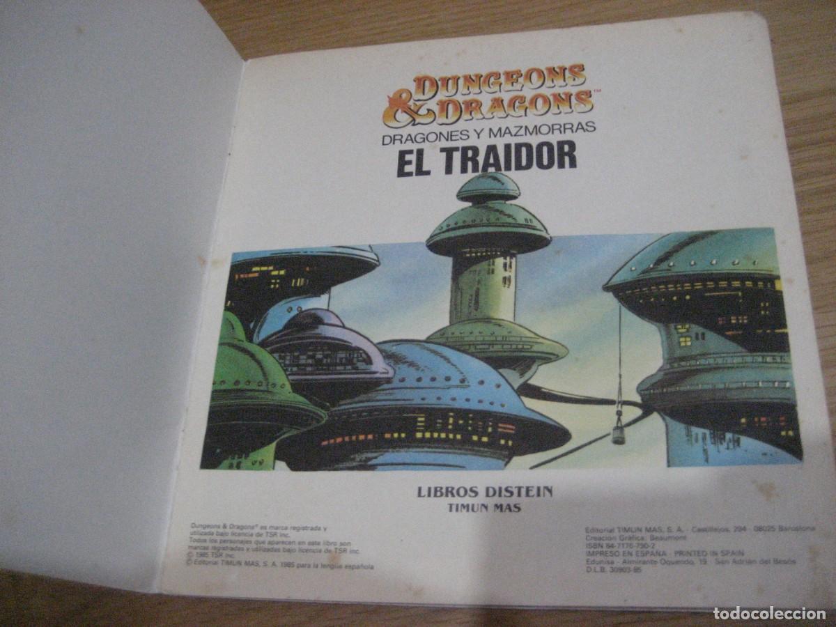 Tebeos: Dragones y mazmorras . El traidor ed Timun Mas 1985 Dungeons & Dragons - Foto 2
