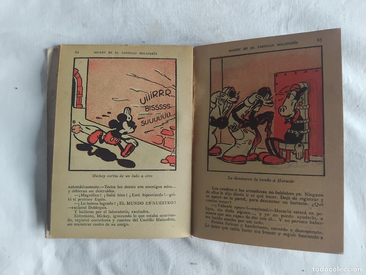 Tebeos: MICKEY EN EL CASTILLO MALANDRIN. EDITORIAL MOLINO 1936. - Foto 3