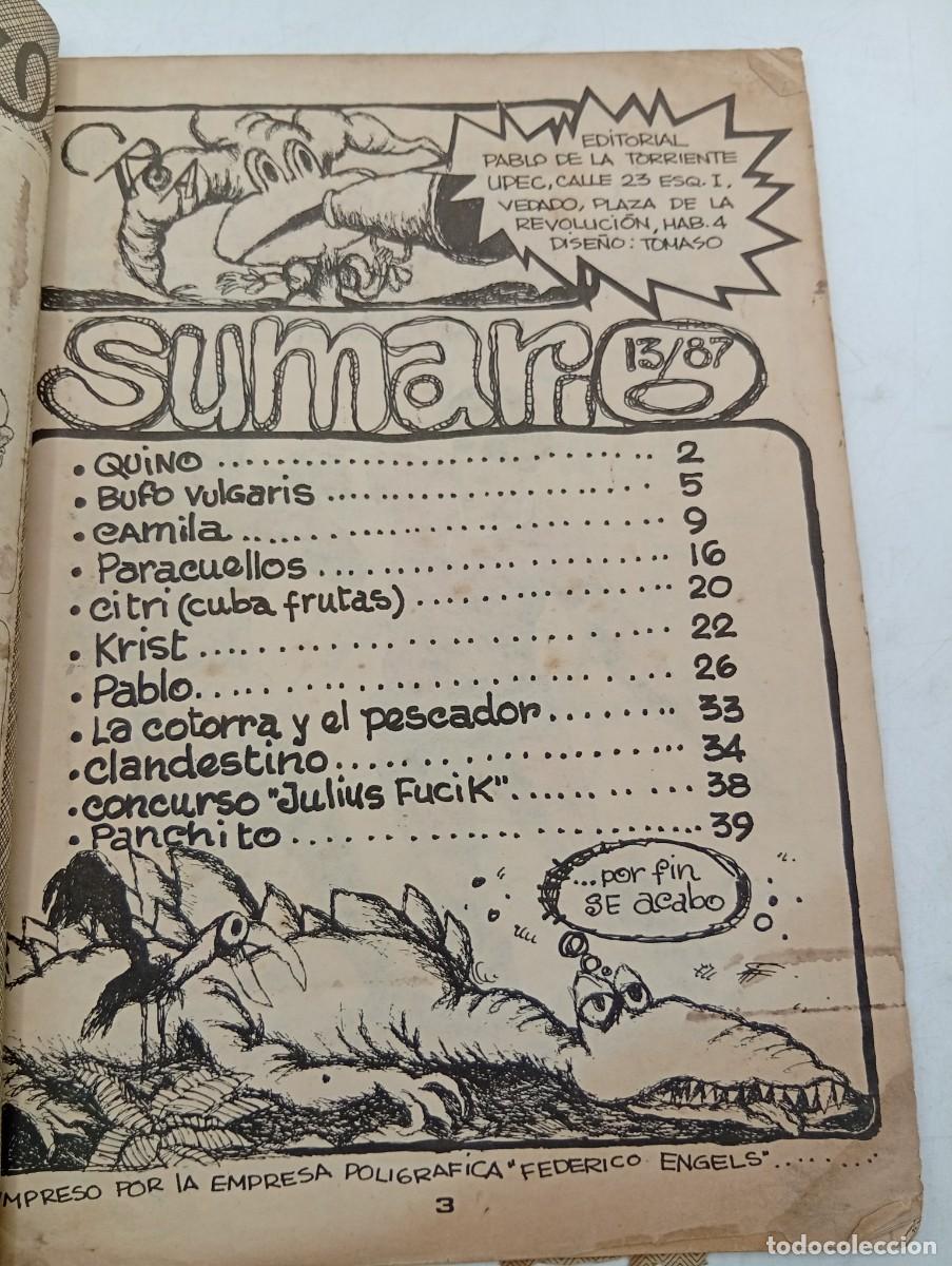 Tebeos: CUBA. COMICOS. N&ordm; 13. 1987. EDITORIAL PABLO DE LA TORRIENTE. - Foto 2