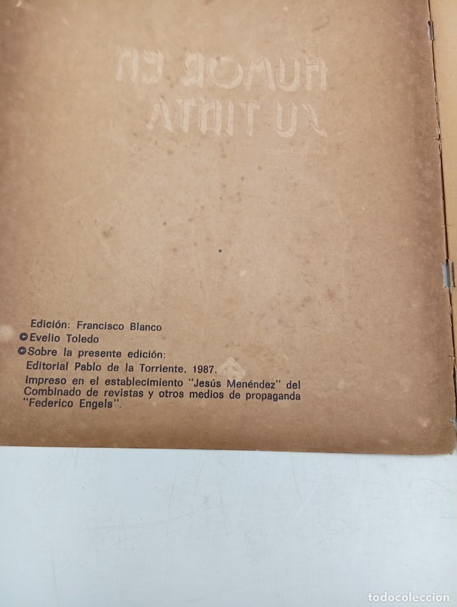 Tebeos: CUBA. HUMOR EN SU TINTA. EVELIO TOLDEO. EDITORIAL PABLO DE TORRIENTE. 1987. - Foto 3