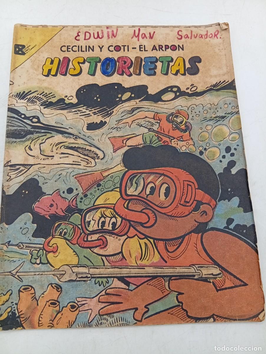 Tebeos: CUBA. HISTORIETAS. CECILIN Y COTI- EL ARPON. EDITORIAL PABLO DE TORRIENTE. 1987. - Foto 1