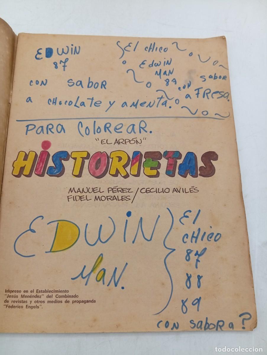 Tebeos: CUBA. HISTORIETAS. CECILIN Y COTI- EL ARPON. EDITORIAL PABLO DE TORRIENTE. 1987. - Foto 2
