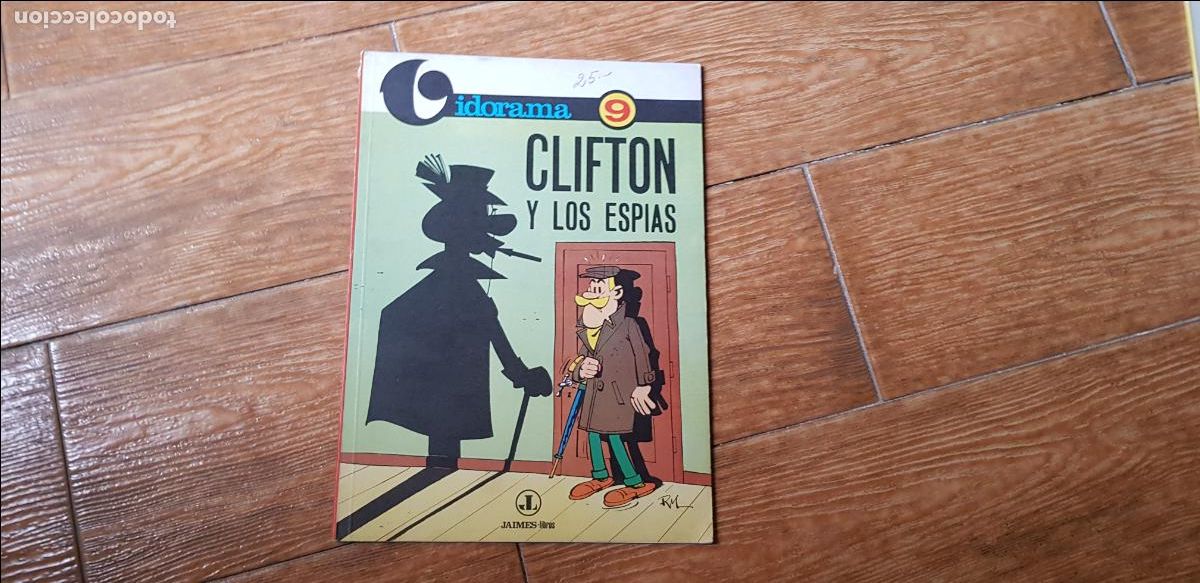 Tebeos: CLIFTON Y LOS ESPIAS VIDORAMA N&ordm; 9 LIBROS JAIMES - Foto 1