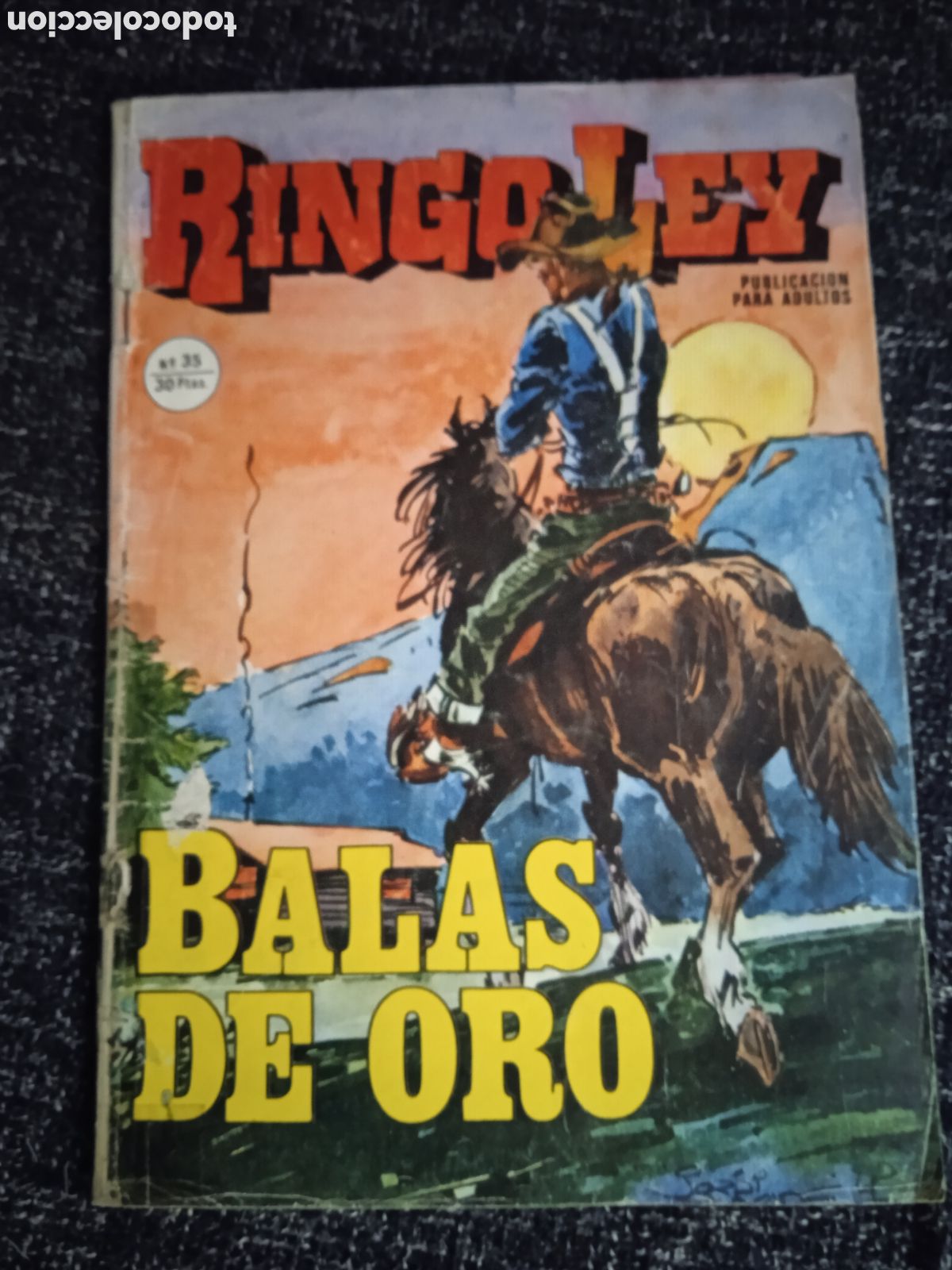 Tebeos: RINGO LEY N&ordm; 35 BALAS DE ORO EDICIONES ALONSO - Foto 1