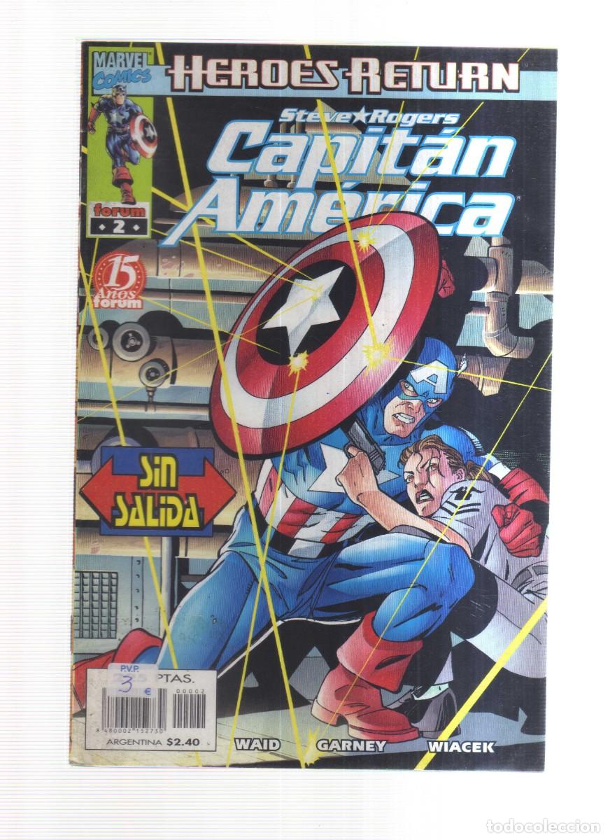 Tebeos: CAPITAN AMERICA FORUM N,2 HEROES RETURN - Foto 1