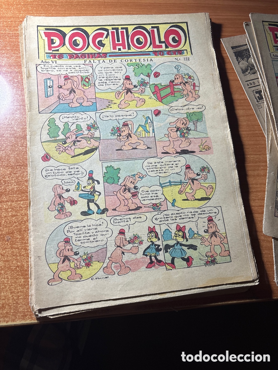 Tebeos: POCHOLO N&ordm; 222 ORIGINAL 1936 - Foto 1