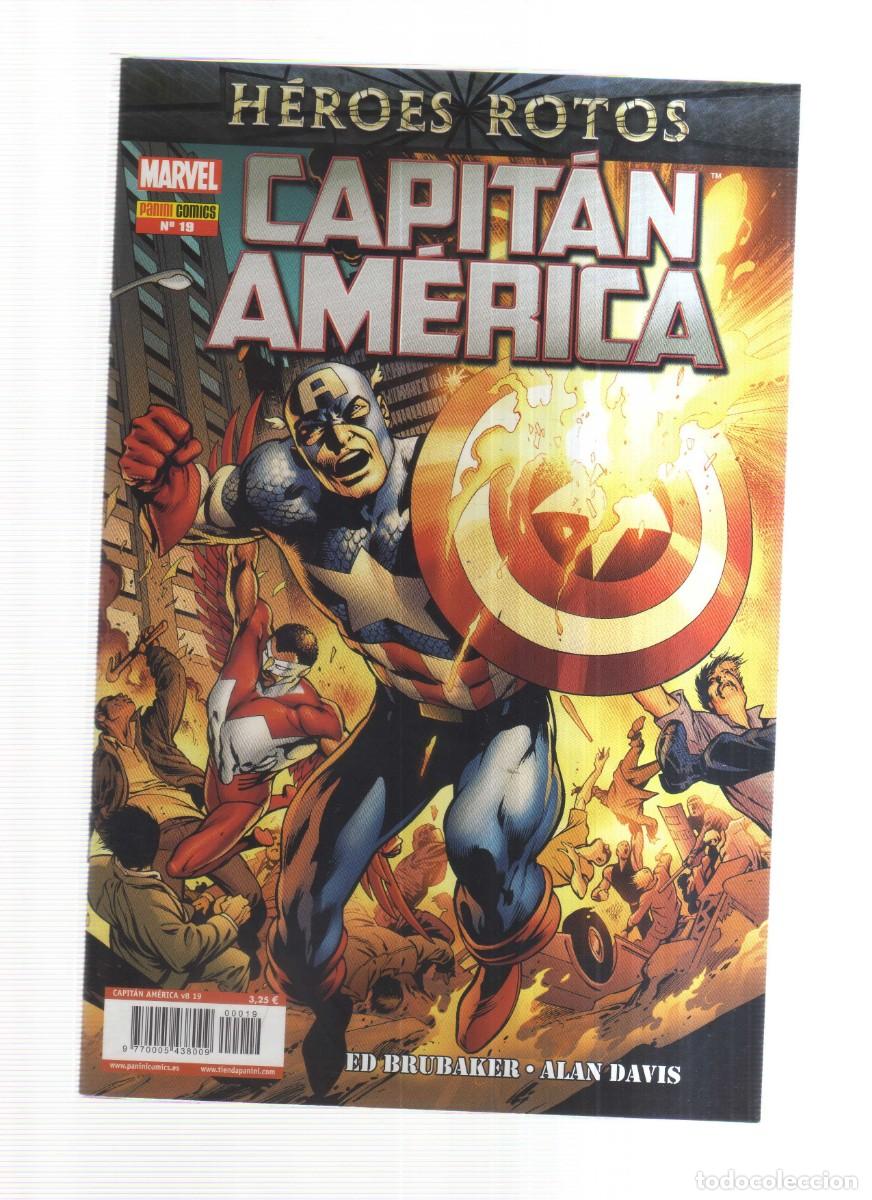 Tebeos: CAPITAN AMERICA MARVEL N,18 HEROES ROTOS - Foto 1
