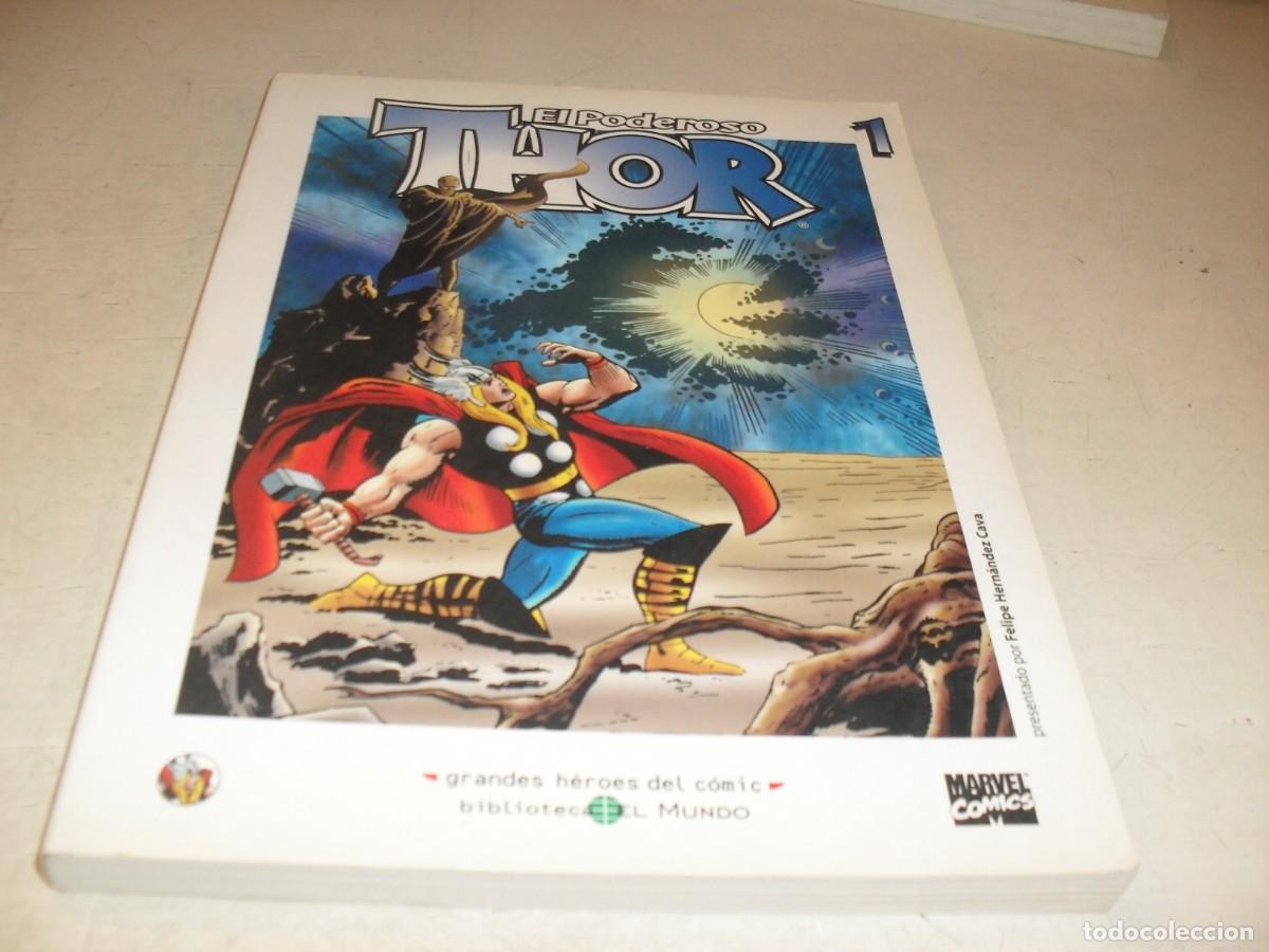 Tebeos: GRANDES HEROES DEL COMIC N&ordm; 41,DE 46,EL PODEROSO THOR 1,EL MUNDO,2003.MBE. - Foto 1