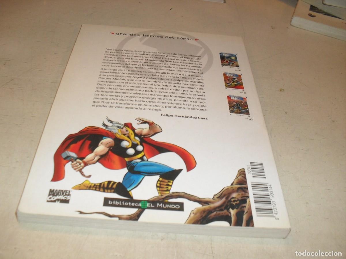 Tebeos: GRANDES HEROES DEL COMIC N&ordm; 41,DE 46,EL PODEROSO THOR 1,EL MUNDO,2003.MBE. - Foto 3