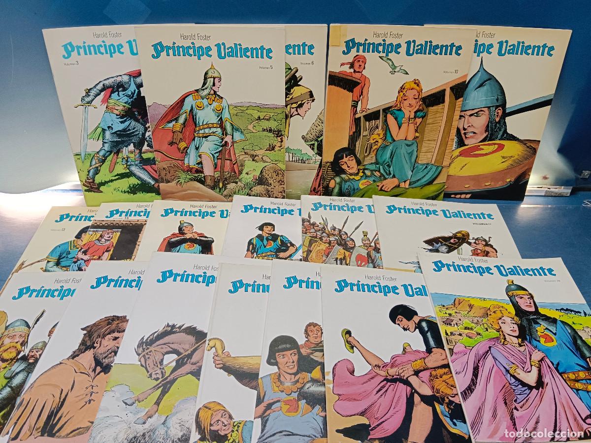 Tebeos: c&oacute;mic tebeo 18 tomos EL PR&Iacute;NCIPE VALIENTE ediciones B.O (1978-1980) - Foto 1