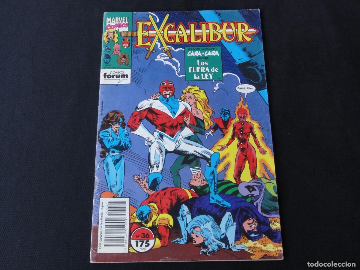 Tebeos: EXCALIBUR. N&ordm; 36 DE 80. A&Ntilde;O 1989-1995. MARVEL COMICS FORUM. C-15B - Foto 1