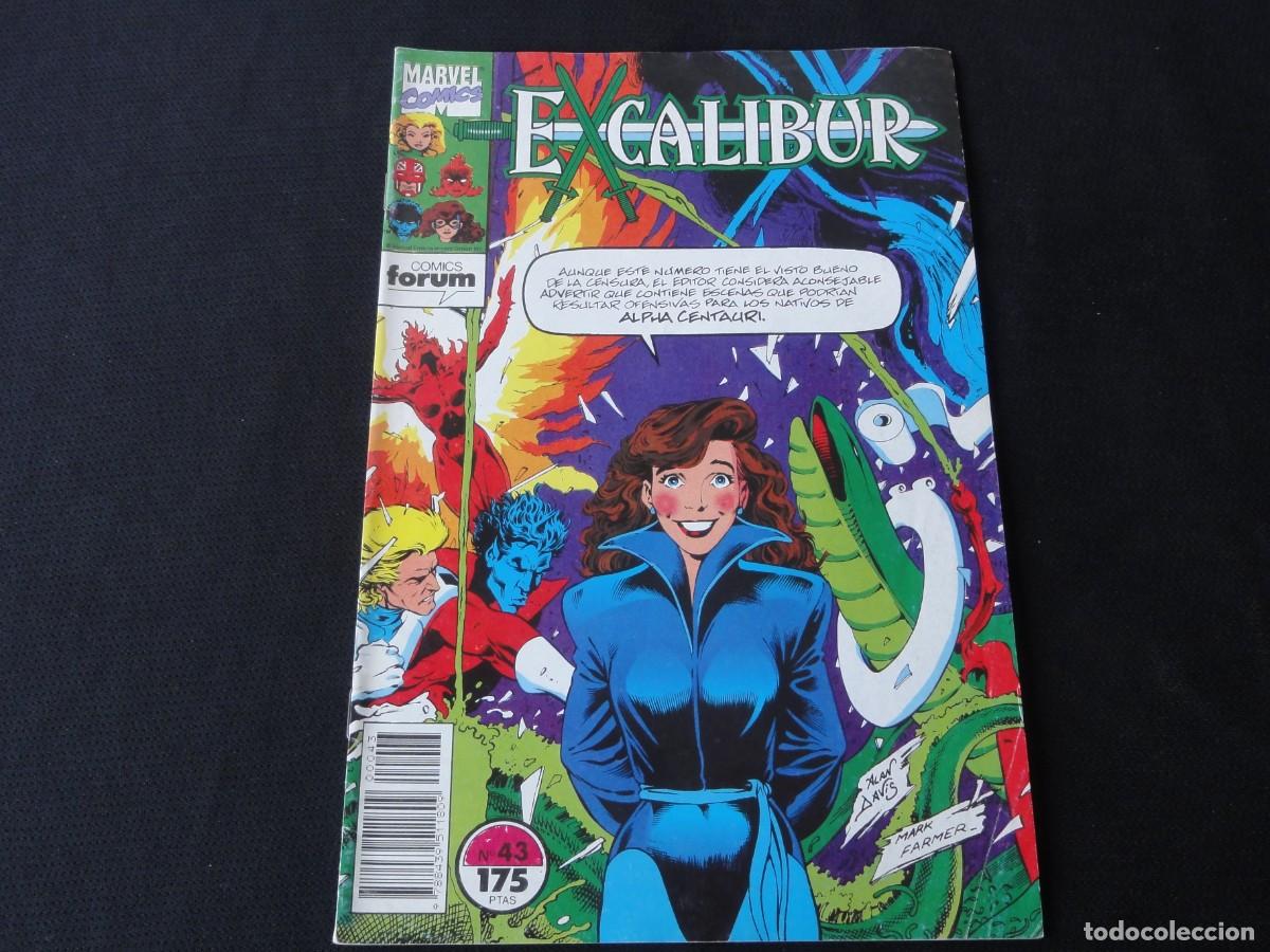 Tebeos: EXCALIBUR. N&ordm; 43 DE 80. A&Ntilde;O 1989-1995. MARVEL COMICS FORUM. C-15B - Foto 1