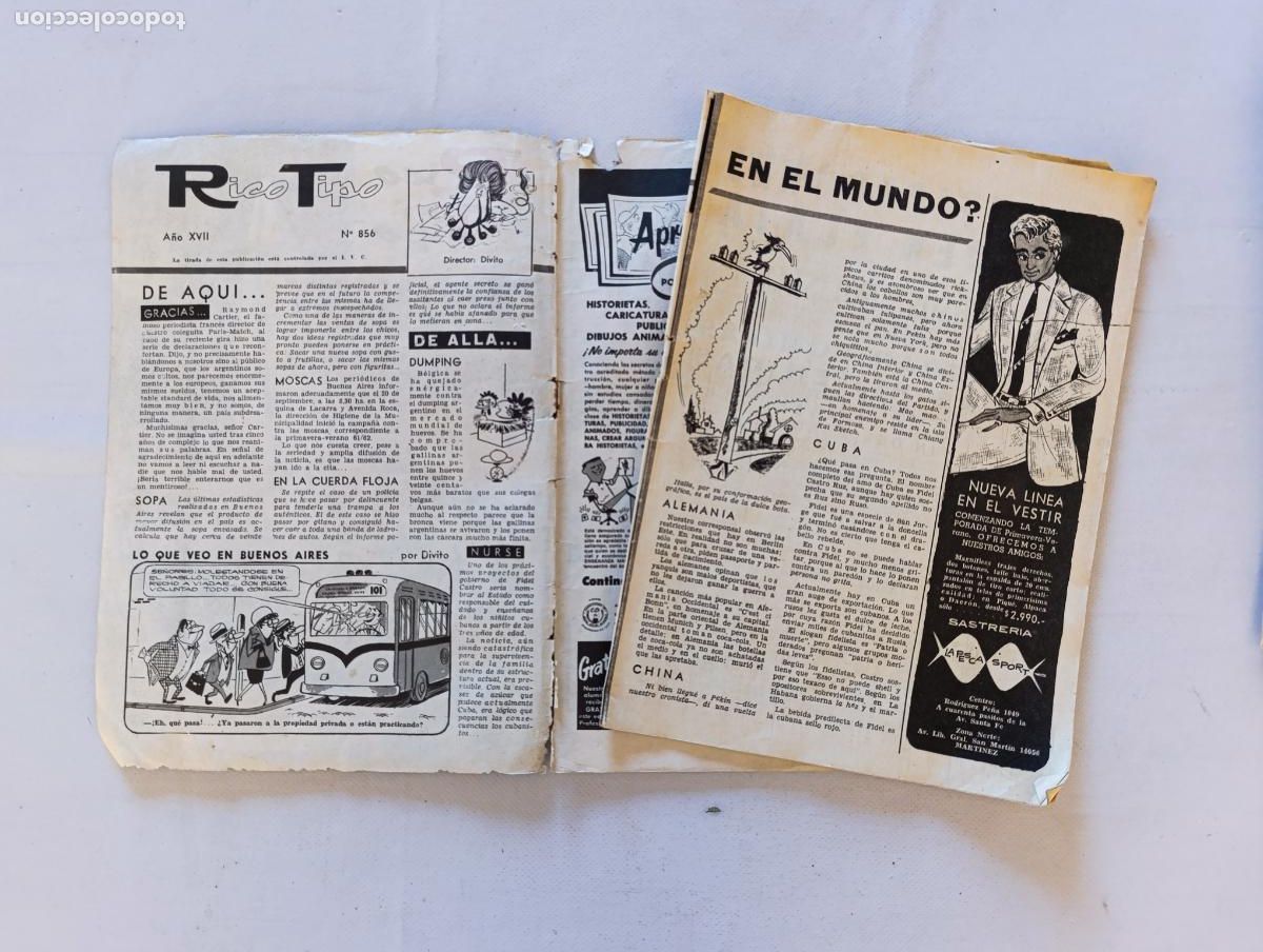 Tebeos: RICO TIPO N&ordm; 856 - A&Ntilde;O XVII (GR) - Foto 6
