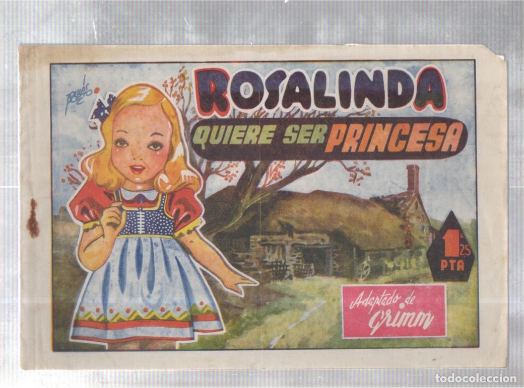Tebeos: ROSALINDA QUIERE SER PRINCESA, HISTORIETAS GR&Aacute;FICAS N. 64, EDITORIAL AMELLER, EDICI&Oacute;N ORIGINAL, 1944