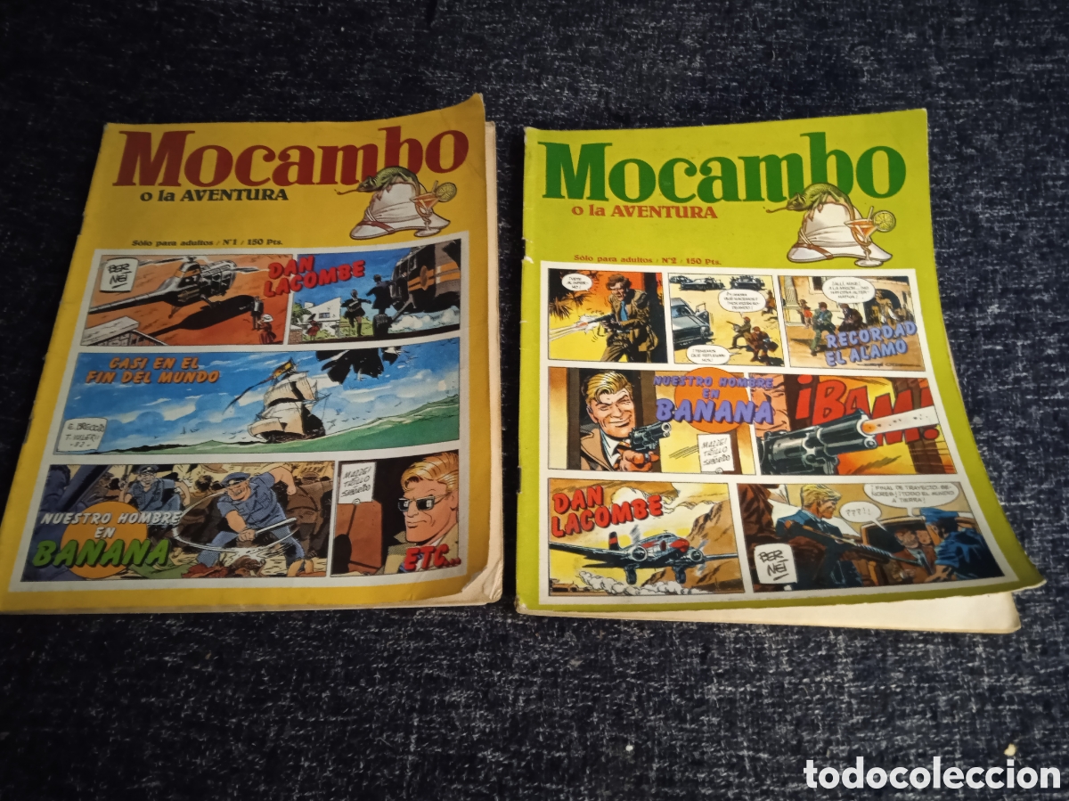 Tebeos: MOCAMBO O LA AVENTURA N&ordm; 1 Y 2 COMPLETA - EDICIONES METROPOL - Foto 1