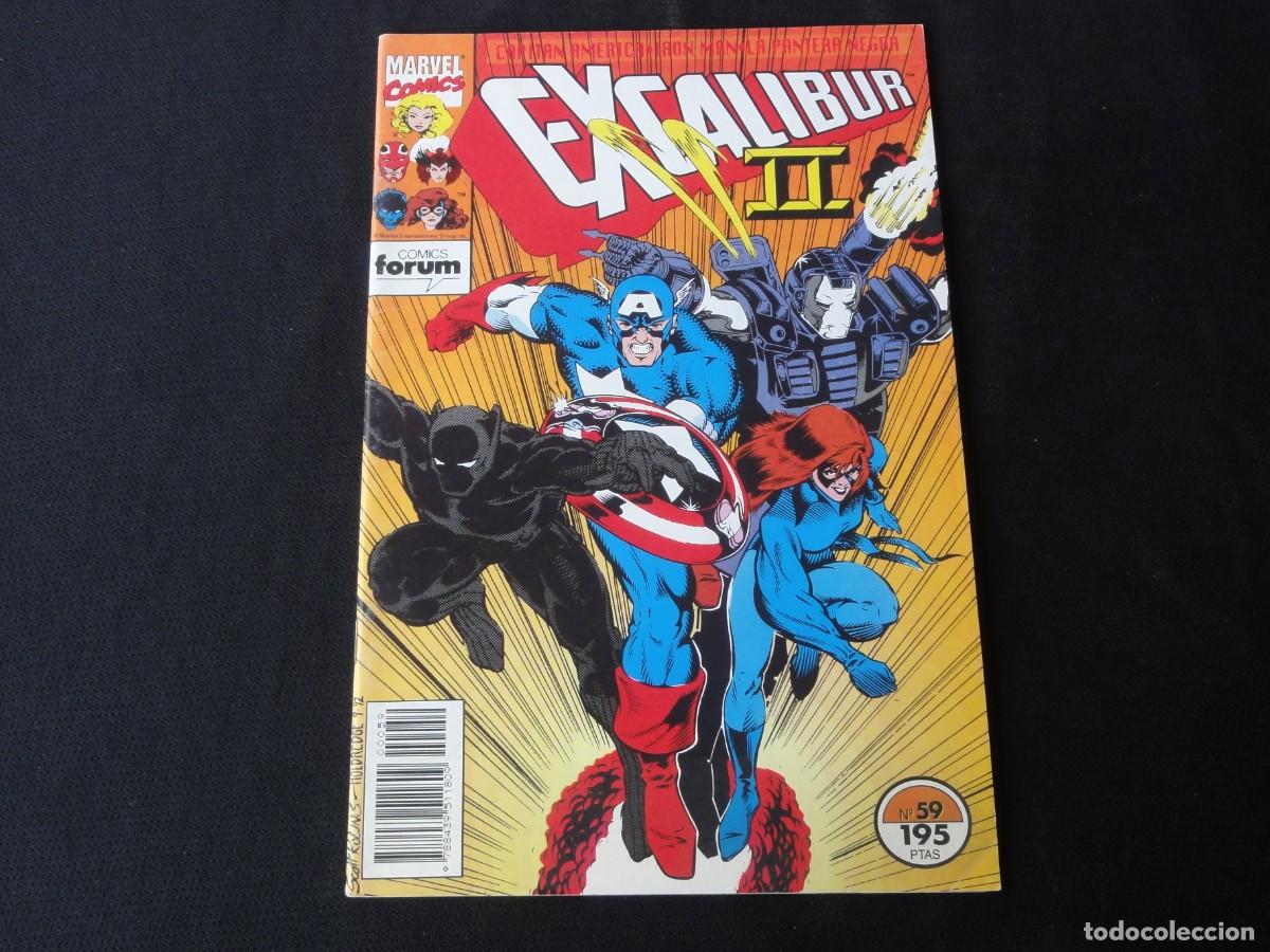 Tebeos: EXCALIBUR. N&ordm; 59 DE 80. A&Ntilde;O 1989-1995. MARVEL COMICS FORUM. C-15B