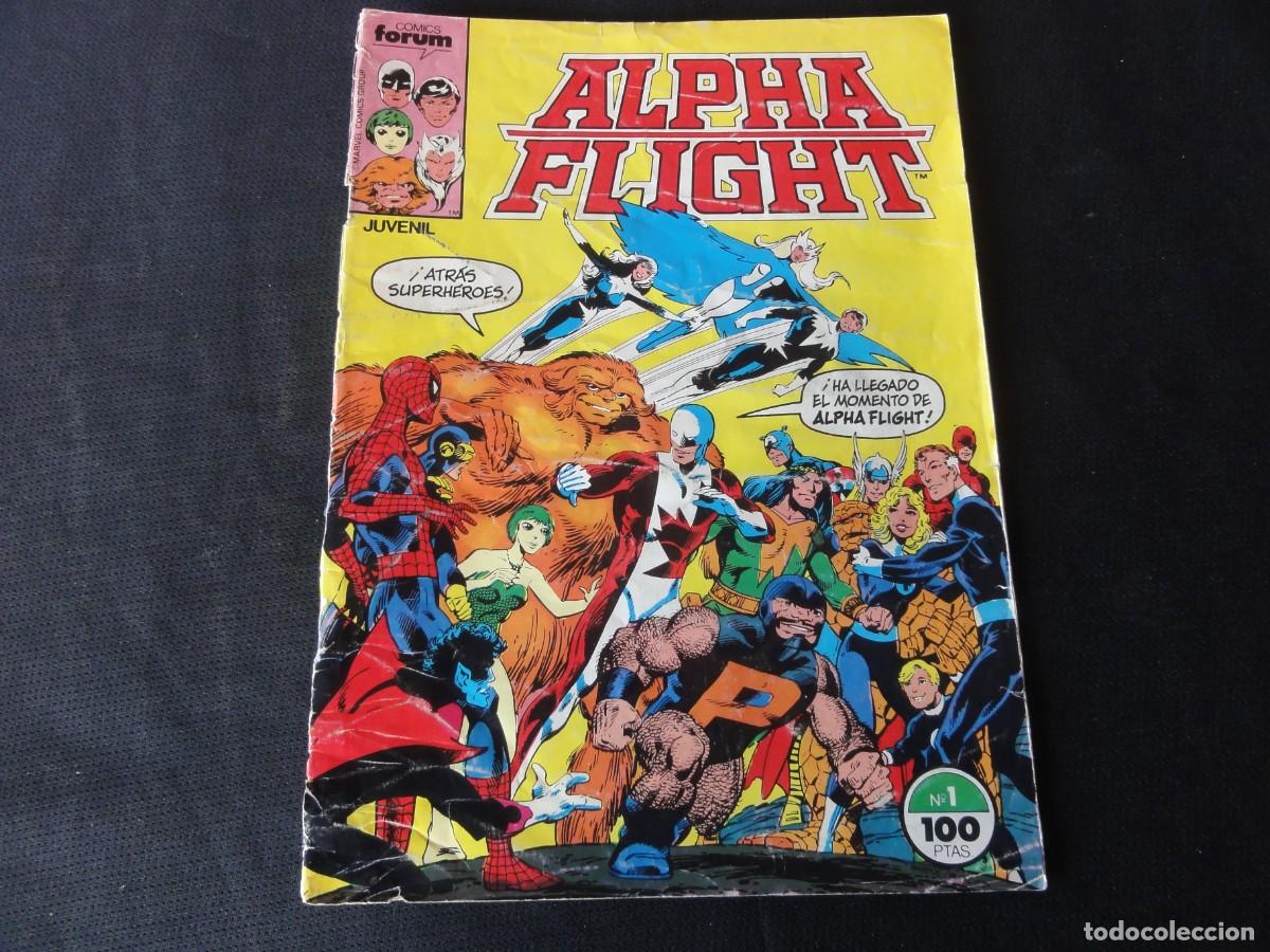 Tebeos: ALPHA FLIGHT. N&ordm; 1 DE 61. A&Ntilde;O 1985-1992. MARVEL COMICS FORUM. C-15B - Foto 1