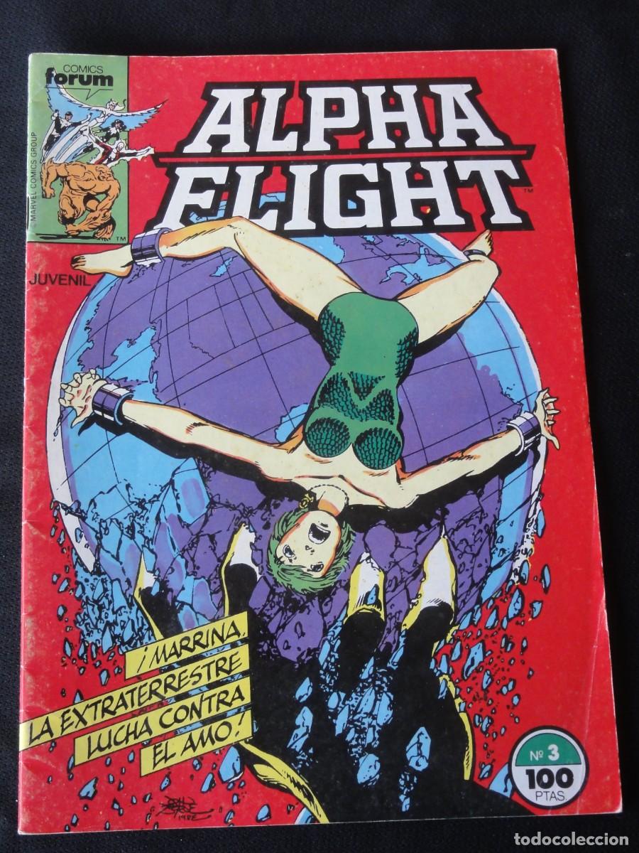 Tebeos: ALPHA FLIGHT. N&ordm; 3 DE 61. A&Ntilde;O 1985-1992. MARVEL COMICS FORUM. C-15B - Foto 1