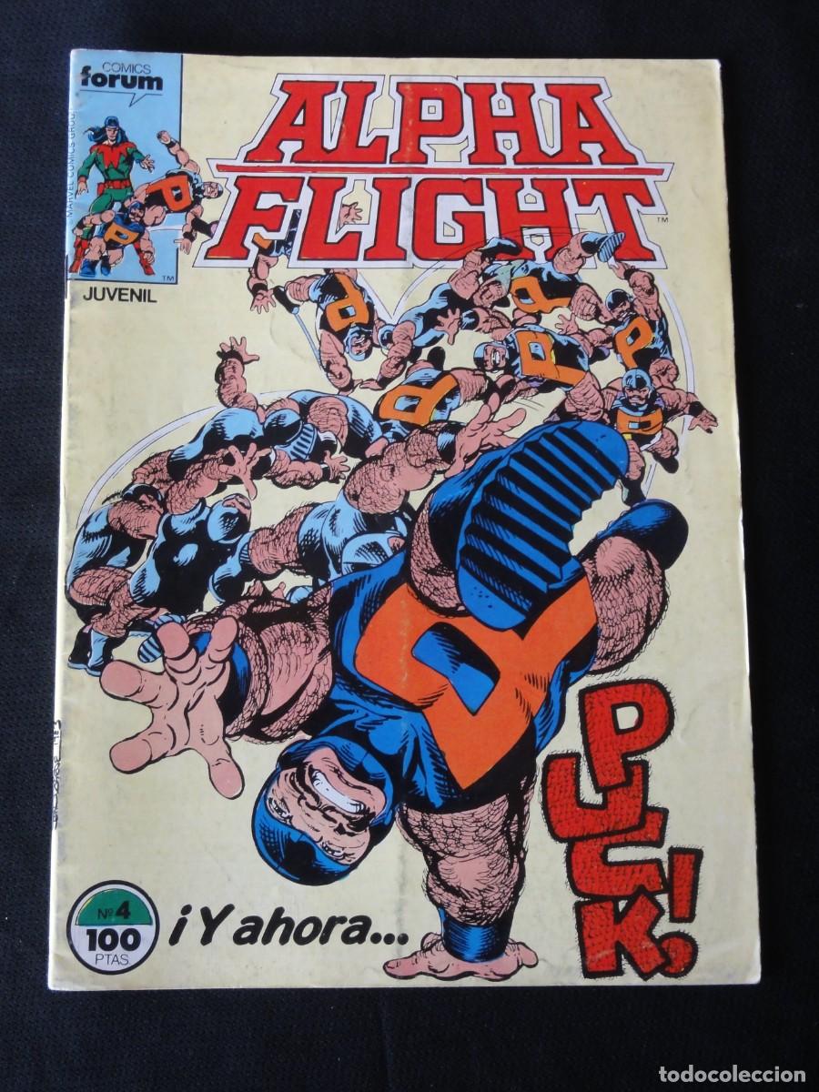 Tebeos: ALPHA FLIGHT. N&ordm; 4 DE 61. CON POSTER. A&Ntilde;O 1985-1992. MARVEL COMICS FORUM. C-15B - Foto 1