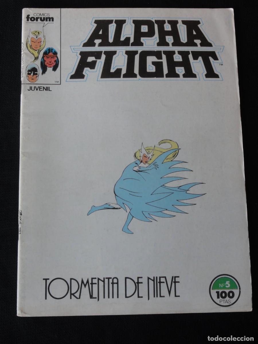 Tebeos: ALPHA FLIGHT. N&ordm; 5 DE 61. A&Ntilde;O 1985-1992. MARVEL COMICS FORUM. C-15B