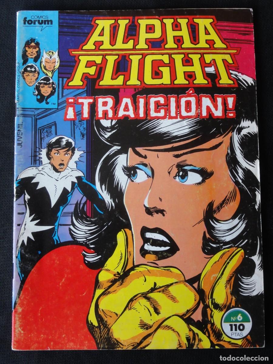 Tebeos: ALPHA FLIGHT. N&ordm; 6 DE 61. A&Ntilde;O 1985-1992. MARVEL COMICS FORUM. C-15B - Foto 1