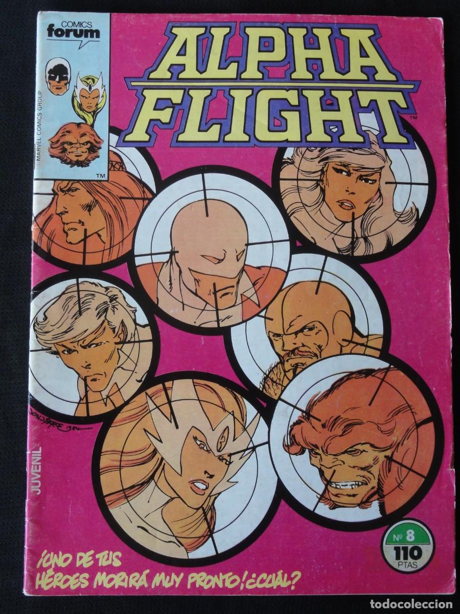 Tebeos: ALPHA FLIGHT. N&ordm; 8 DE 61. A&Ntilde;O 1985-1992. MARVEL COMICS FORUM. C-15B - Foto 1