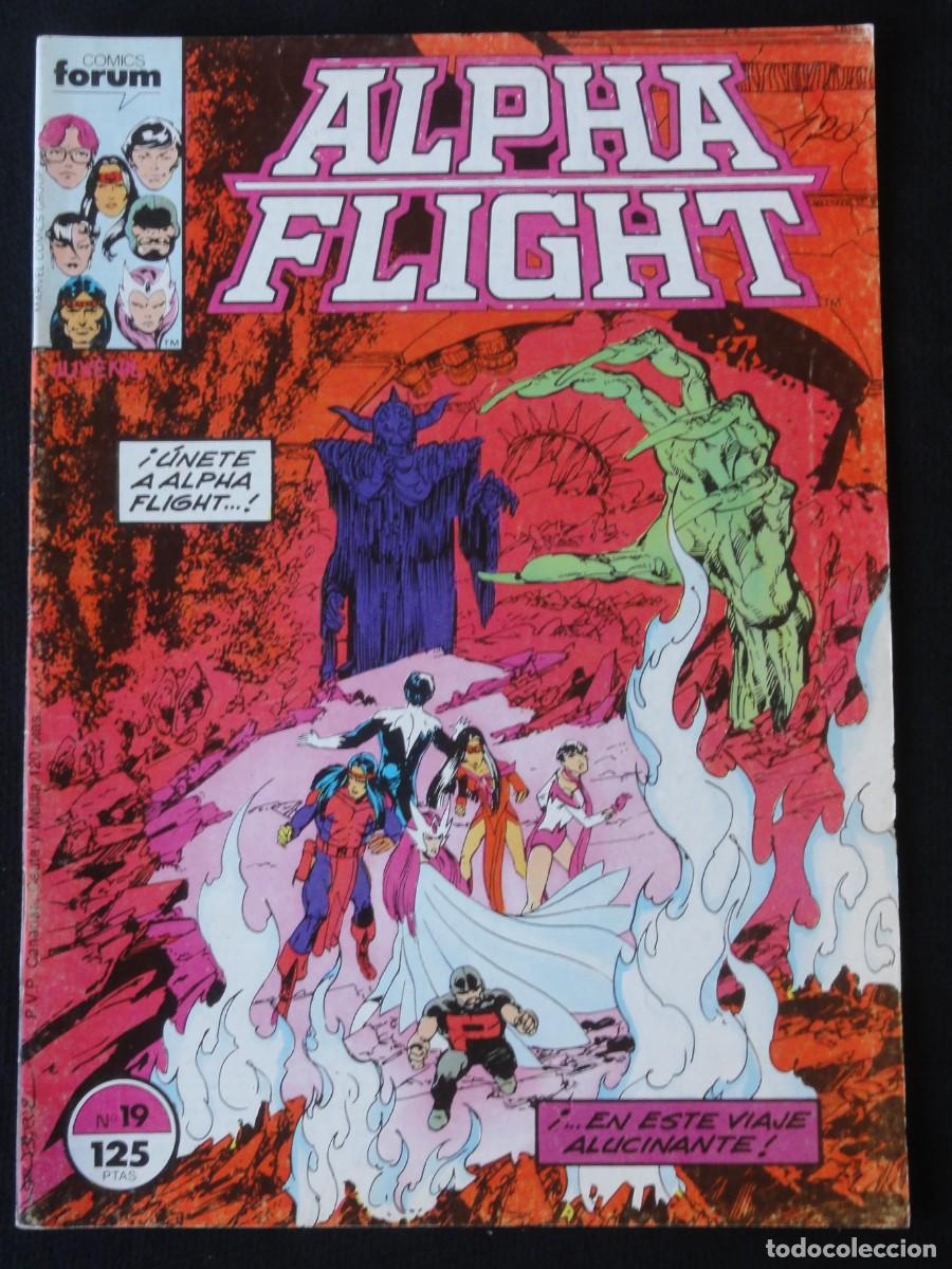 Tebeos: ALPHA FLIGHT. N&ordm; 19 DE 61. A&Ntilde;O 1985-1992. MARVEL COMICS FORUM. C-15B - Foto 1