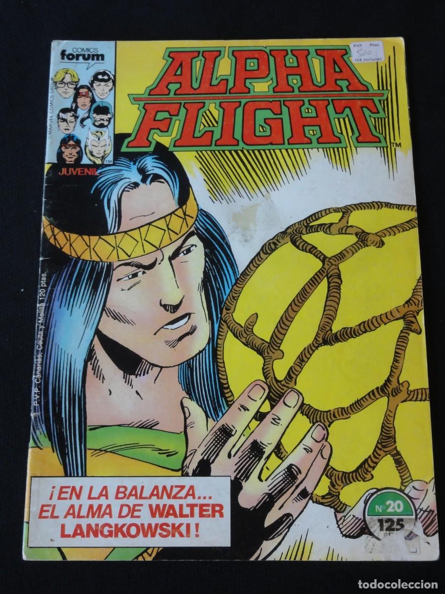 Tebeos: ALPHA FLIGHT. N&ordm; 20 DE 61. A&Ntilde;O 1985-1992. MARVEL COMICS FORUM. C-15B
