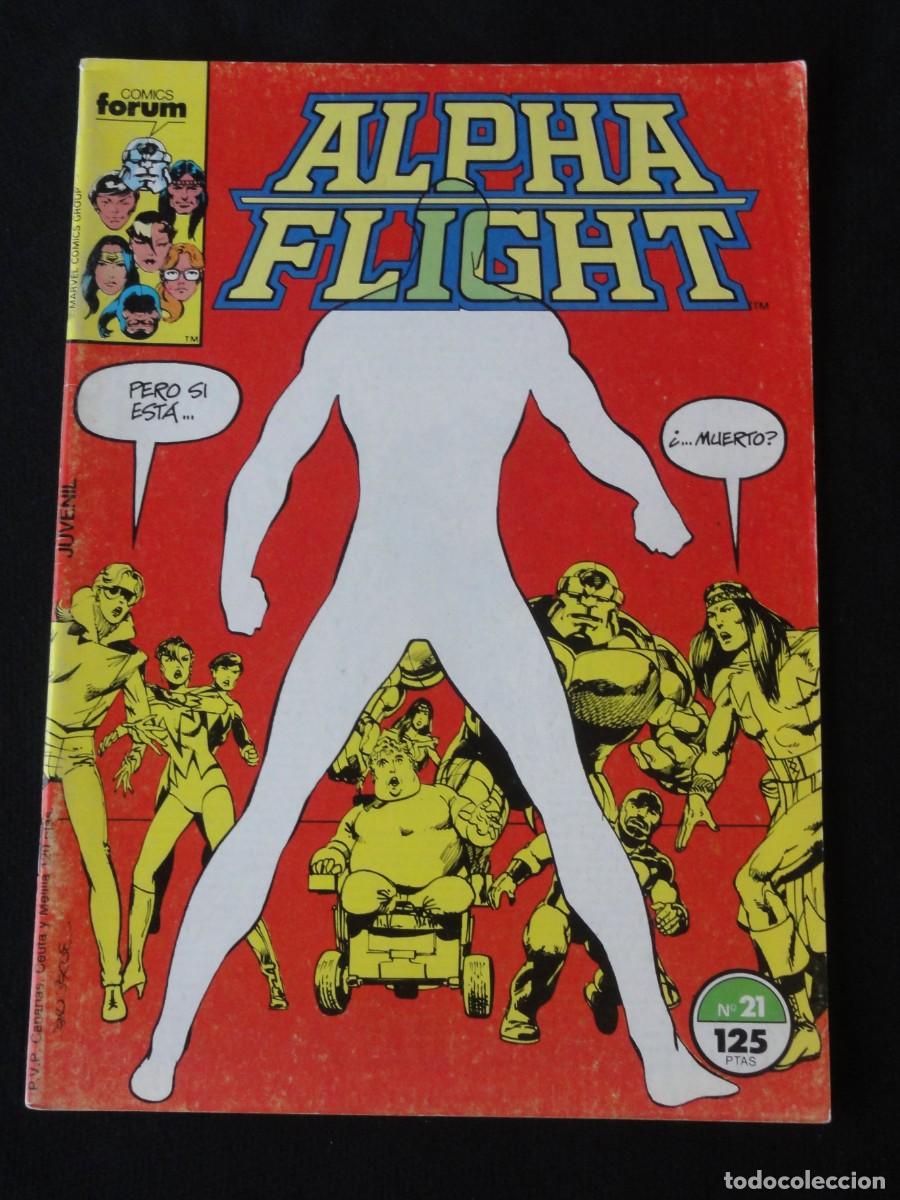 Tebeos: ALPHA FLIGHT. N&ordm; 21 DE 61. A&Ntilde;O 1985-1992. MARVEL COMICS FORUM. C-15B - Foto 1