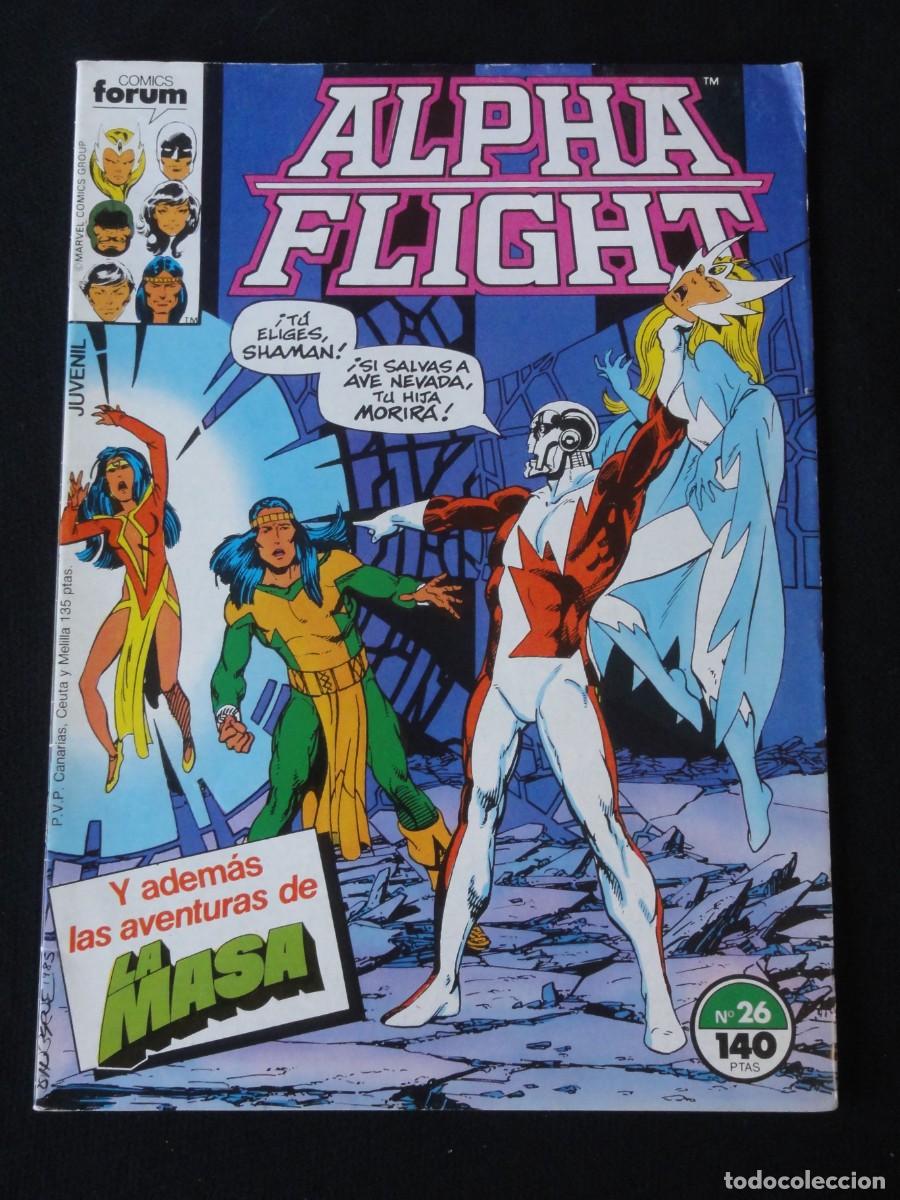 Tebeos: ALPHA FLIGHT. N&ordm; 26 DE 61. A&Ntilde;O 1985-1992. MARVEL COMICS FORUM. C-15B - Foto 1