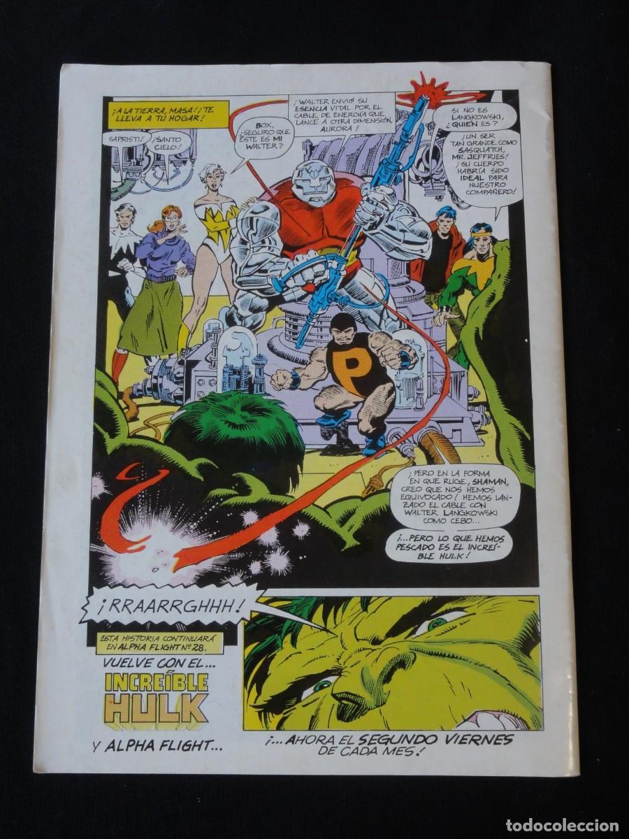 Tebeos: ALPHA FLIGHT. N&ordm; 26 DE 61. A&Ntilde;O 1985-1992. MARVEL COMICS FORUM. C-15B - Foto 2