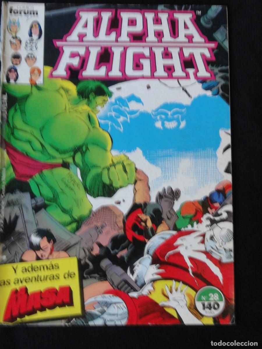 Tebeos: ALPHA FLIGHT. N&ordm; 28 DE 61. A&Ntilde;O 1985-1992. MARVEL COMICS FORUM. C-15B - Foto 1