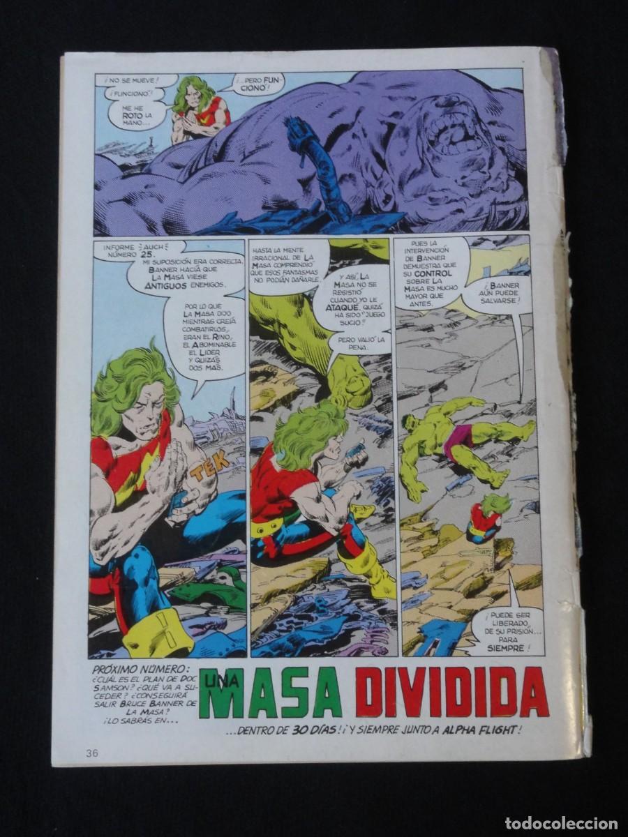 Tebeos: ALPHA FLIGHT. N&ordm; 28 DE 61. A&Ntilde;O 1985-1992. MARVEL COMICS FORUM. C-15B - Foto 2
