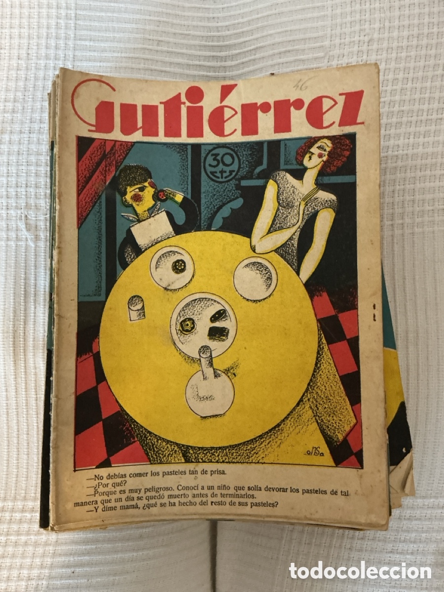 Tebeos: Lote de 61 semanarios Guti&eacute;rrez - Foto 1