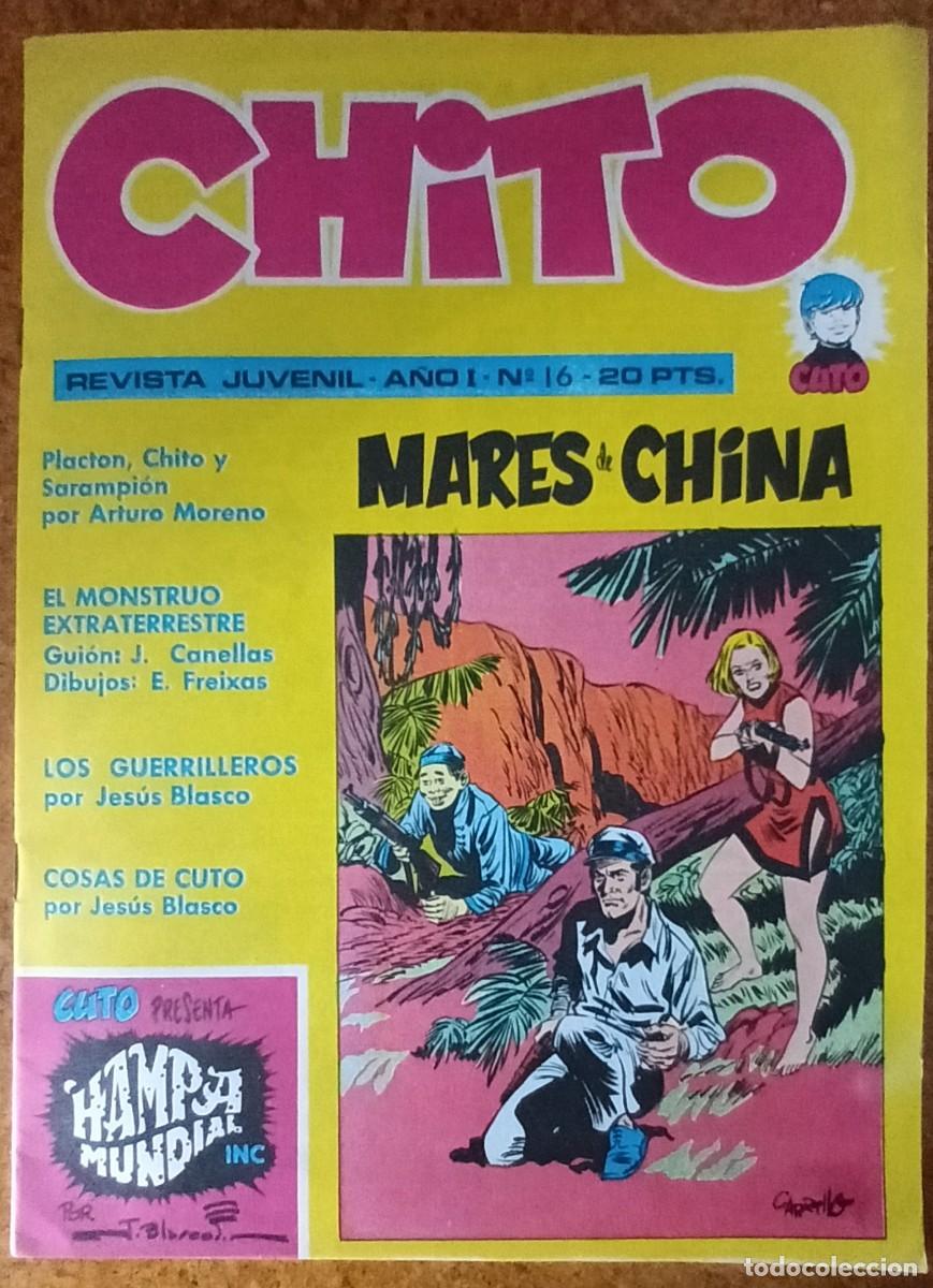 BDs: CHITO-MART&Iacute; PAV&Oacute;N- N&ordm; 16 -J.BLASCO-CARRILLO-ARTURO MORENO-E.FREIXAS-1975-RARO-ESCASO-LEA-VEA-1258