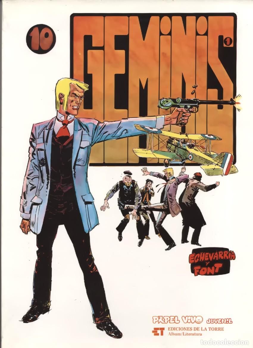 Tebeos: 2 TOMOS GEMINIS PAPEL VIVO N&ordm; 10 1979 N&ordm; 14 1980 EDICIONES DE LA TORRE BUENISIMO ESTADO