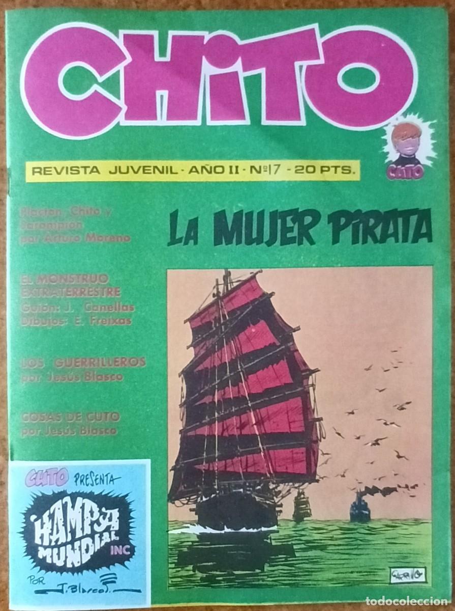 Tebeos: CHITO-MART&Iacute; PAV&Oacute;N- N&ordm; 17 -J.BLASCO-CARRILLO-ARTURO MORENO-E.FREIXAS-1975-BUENO-ESCASO-LEA-VEA-1259
