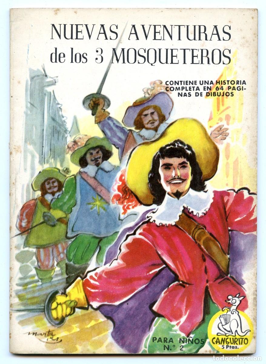 Tebeos: CANGURITO n.2 NUEVAS AVENTURAS DE LOS 3 MOSQUETEROS (Mateu, 1962)