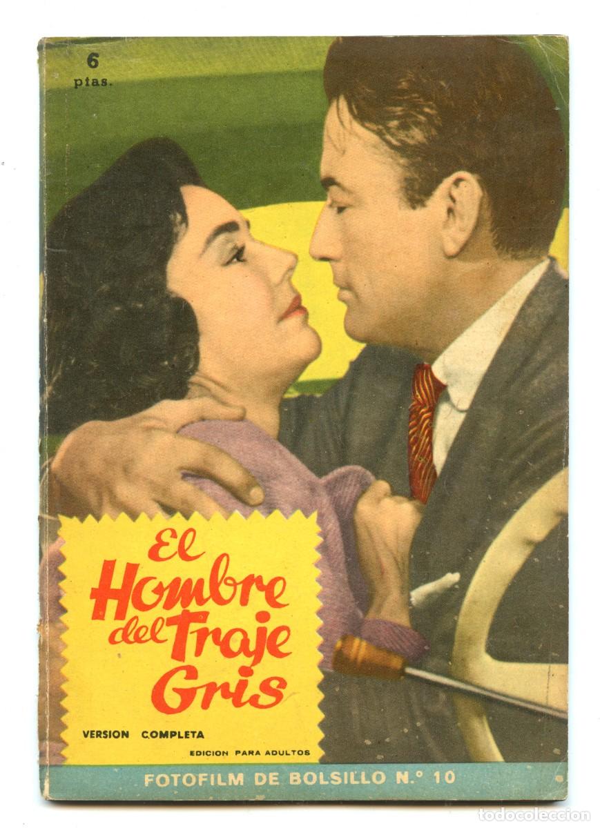 Tebeos: COLECCI&Oacute;N FOTO-FILM DE BOLSILLO n.10 EL HOMBRE DEL TRAJE GRIS (1959)