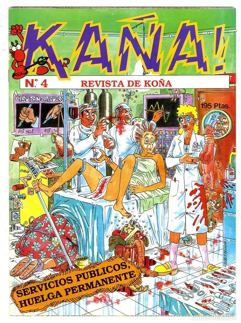 Tebeos: Ka&ntilde;a! / N.4 / Revista de Ko&ntilde;a / Irusa / 1991