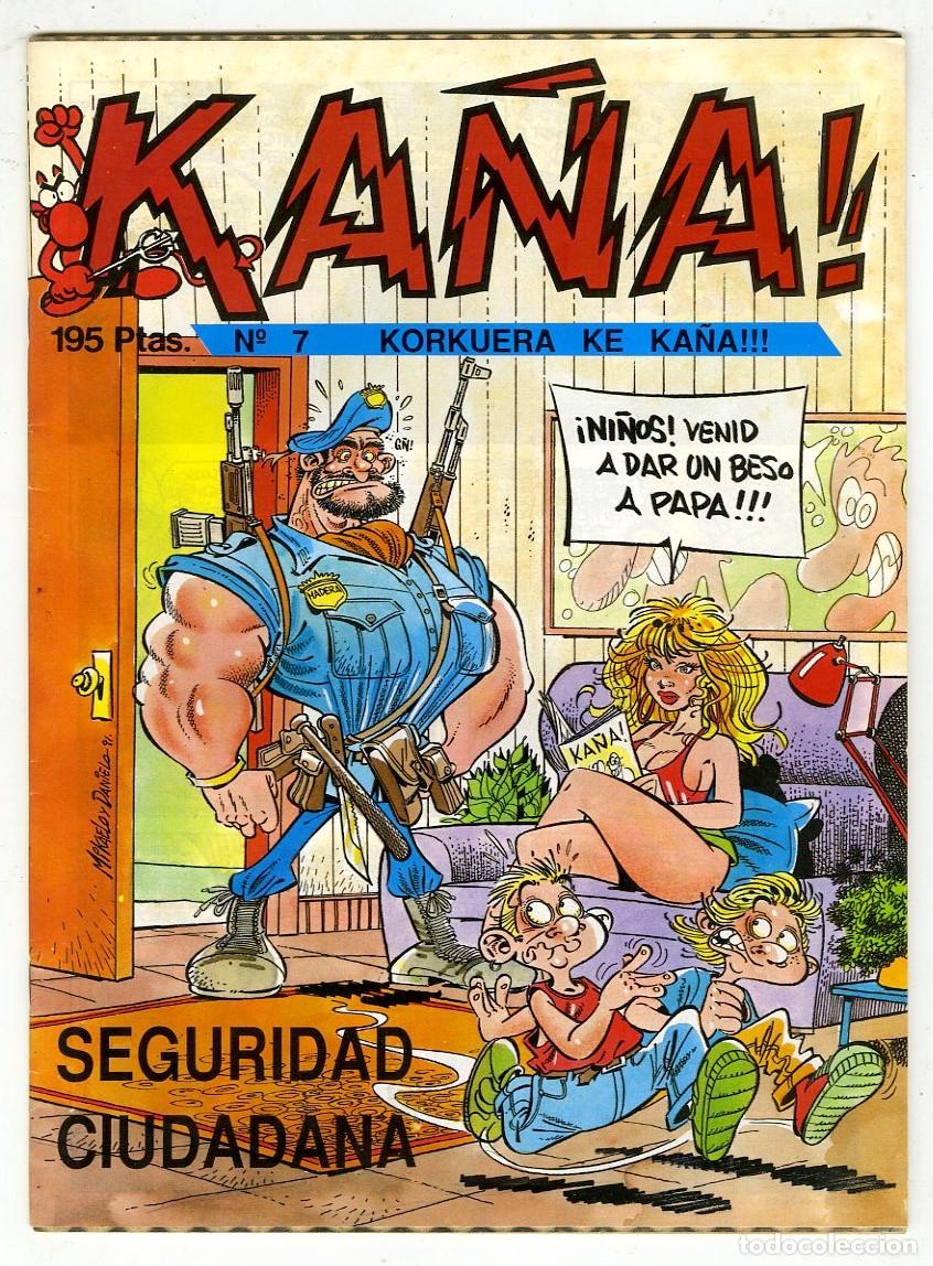 Tebeos: Ka&ntilde;a! / N.7 / Korkuera Ke Ka&ntilde;a!!! / Irusa / 1991