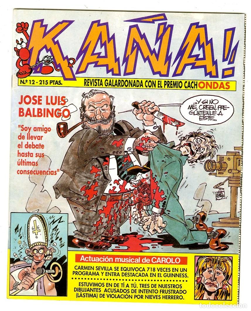 Tebeos: Ka&ntilde;a! / N.12 / Revista Galardonada Con el Premio Cach Ondas / Irusa / 1988